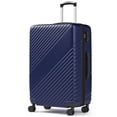 thumbnail image 1 of HOUSNIFLEX 24 Inch Checked Luggage, Lightweight Expandable Suitcase with TSA Lock, 360° Spinner Wheels for Travel, Blue, 1 of 9