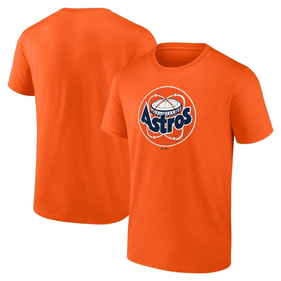 Houston Astros Men's Orange Top Ranking Cooperstown Collection T-Shirt, Up to Size 3XL