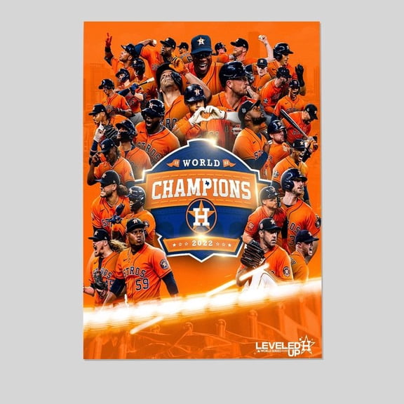 HOUSTON ASTROS WORLD SERIES CHAMPIONS TEAM COMPOSITE PHOTO POSTER Size 24''x36''-Gategoo
