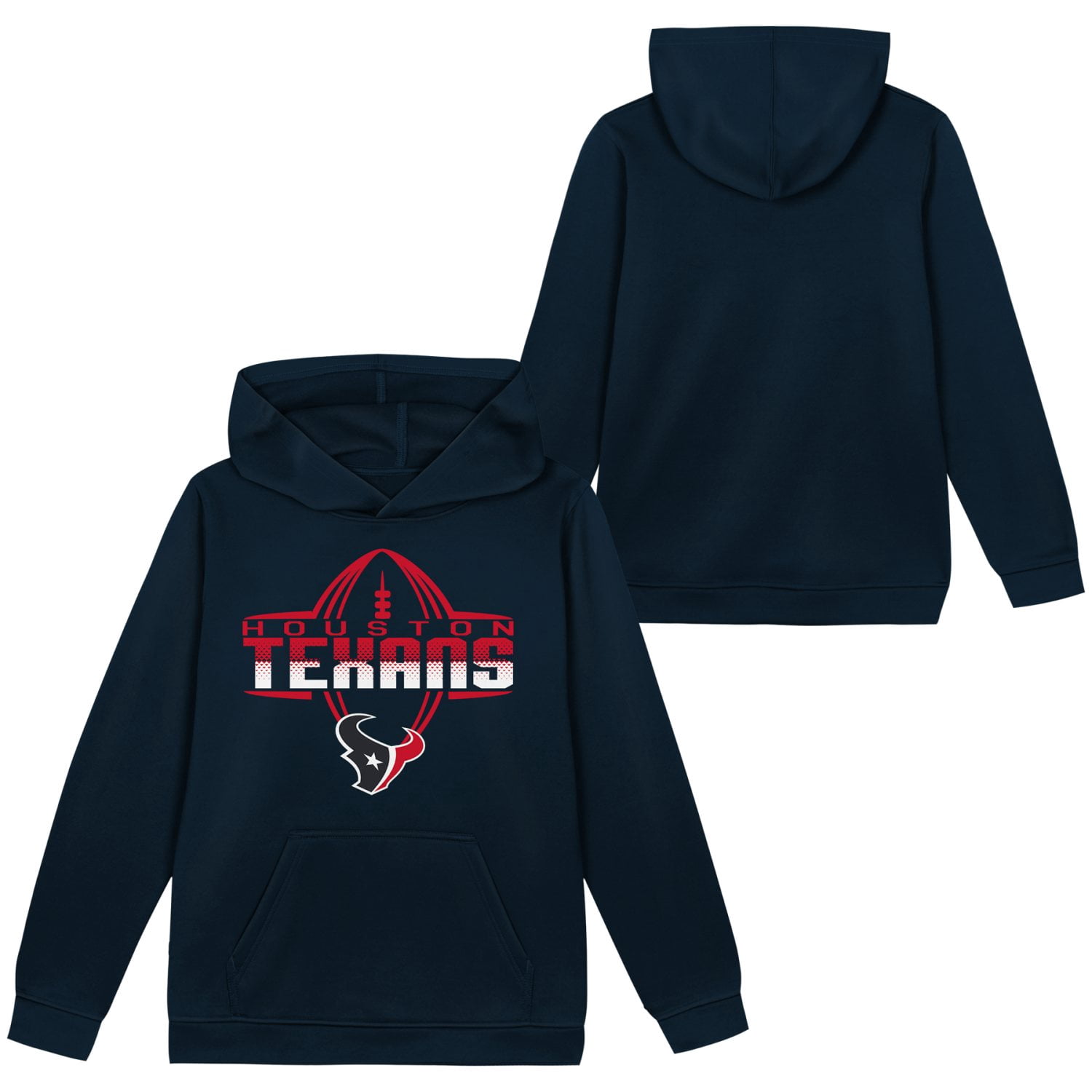 HOUSTON TEXANS NFL Boys Hoodie Fleece Game Day Fan Apparel