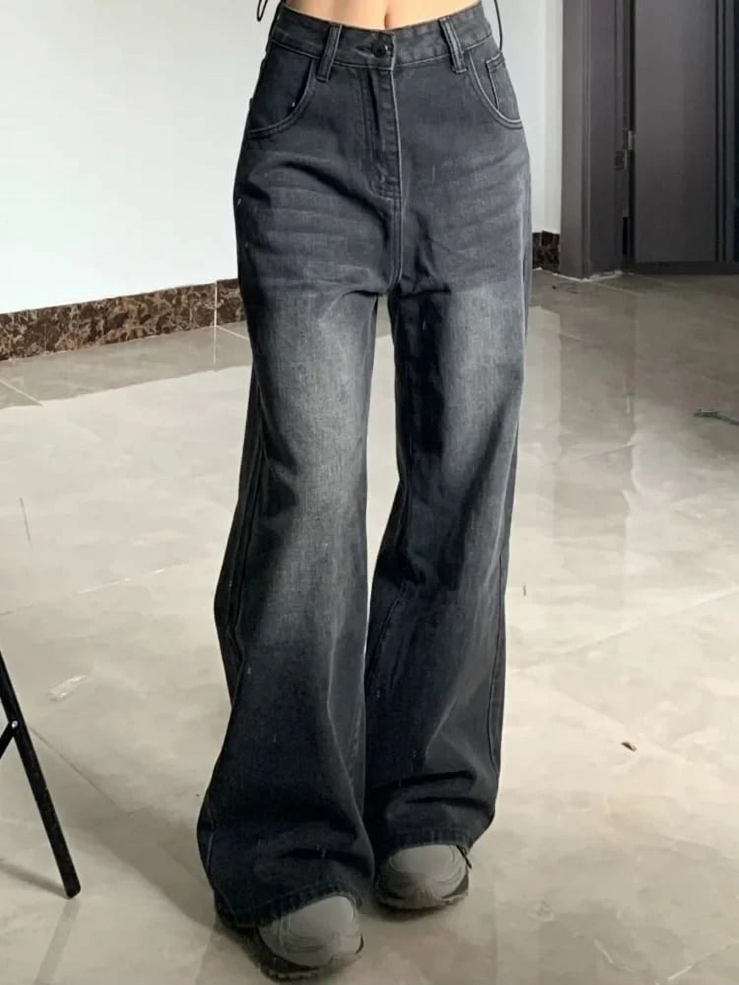 パンツ 00s archive black crush wide denim y2k パンツ 00s archive black crush wide denim y2k 00s archive
