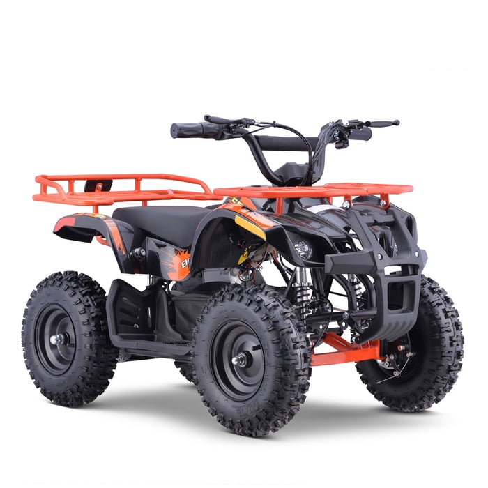 HOVER HEART Dirt Quad 500 for Kids Teenager 36V Electric 4 Wheeler for Teens X Large Metal Frame Speed Control Suspension Disc Brake Charger
