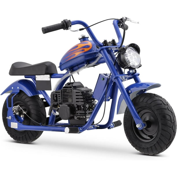 Hover Heart DB004 Mini Chopper Gas 49.4cc Dirt Bike Blue Walmart Business Supplies