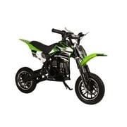 HOVER HEART Kids Mini 50CC Gas 2-Stroke Dirt Bike, for 8 Years to 12 Years - Green