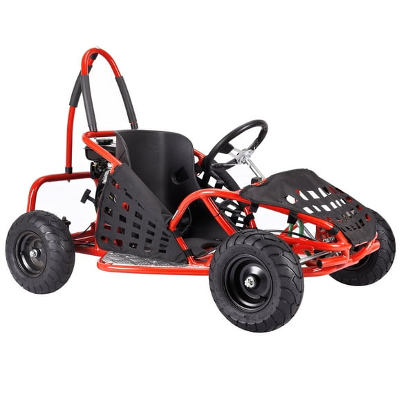 HOVER HEART Off Road 79cc 2 Seater 2.5HP Gas Go-Kart from 13 Years to 13 Years - Red