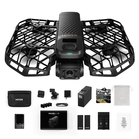 HOVERAir X1 PROMAX 8K Action Flying Camera, Foldable Drone, AI Follow & Palm Launch, Pro Creator Outdoor Vlogging & Action Content Kit