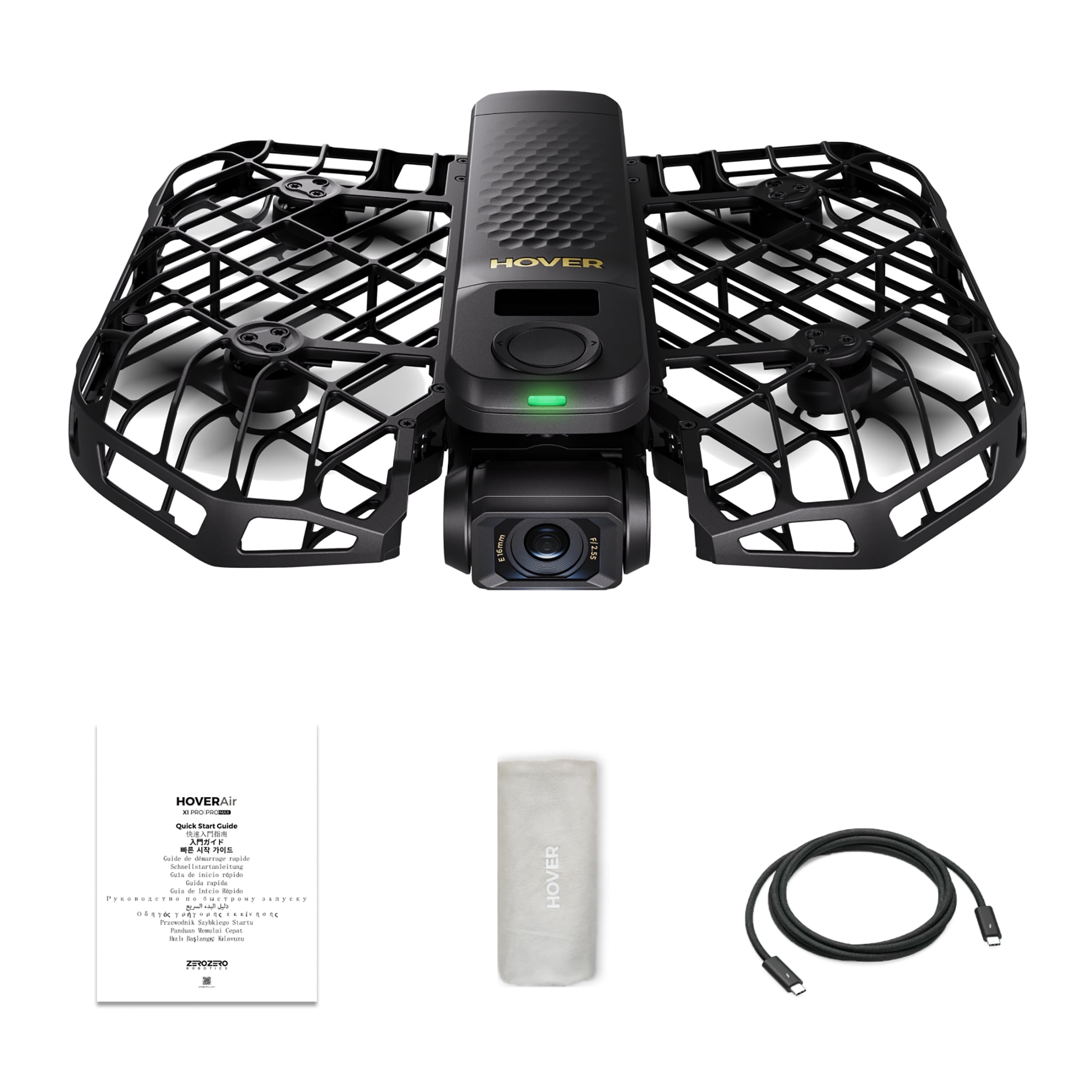 HOVERAir X1 PROMAX 8K Action Flying Camera,OmniTerrain, Foldable Selfie Drone, Palm Launch, Dual-axis gimbal(Standard)