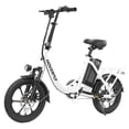 thumbnail image 1 of HOVERFLY 16" Folding Adults Electric Bikes, 500W/36V/15.5mph Folding City Ebike for Adult Men Women, White,UL2849, 1 of 9