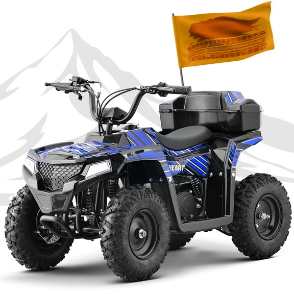 HOVERHEART 40 cc Trail Runner Ride-On Buggy – Dual-Speed Off-Roader, Parent Speed Key, 10-15.5 mph, Blue