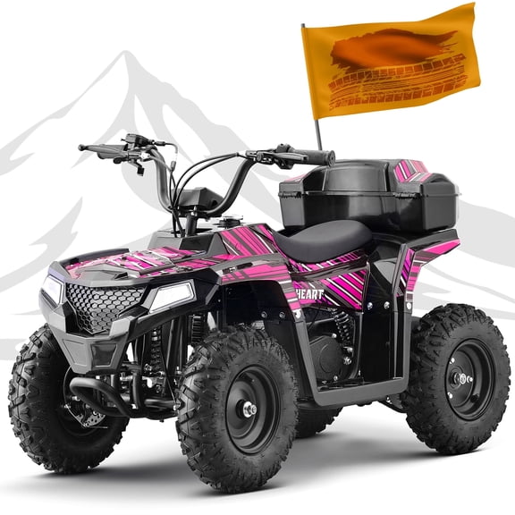 HOVERHEART 40 cc Trail Runner Ride-On Buggy – Dual-Speed Off-Roader, Parent Speed Key, 10-15.5 mph, Pink