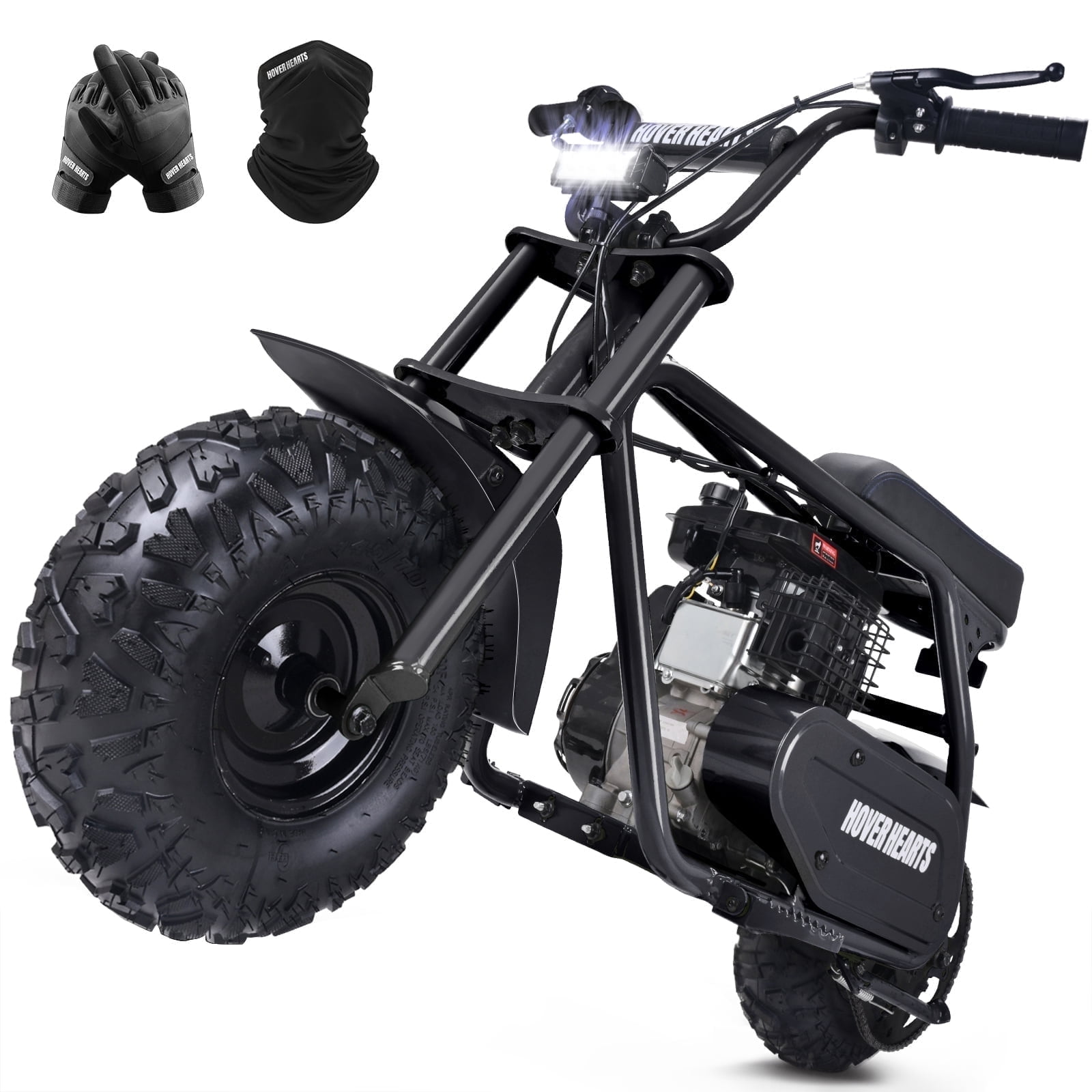 ハードレリックオフセットムスタングボディ/サイクロン ミニハム&P-90タイプ HOVERHEART Gas Mountain Bike, 105cc 4-Stroke Gas Powered Off Road