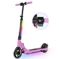 thumbnail image 1 of HOVERMAX Electric Scooter for Kids Ages 6-12, 150W Motor Max Speed 9.3 MPH, 5 Miles Range, Colorful LED Lights, Foldable kids electric scooter, 1 of 8