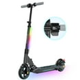 thumbnail image 1 of HOVERMAX Electric Scooter for Kids Ages 6-12, 150W Motor Max Speed 9.3 MPH, 5 Miles Range, Colorful LED Lights, Foldable kids electric scooter, 1 of 8