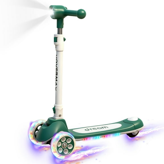 HOVERMAX 3-Wheel Kids Scooter - Lean-to-Steer Technology, Adjustable Height Handlebar, Scooter for Boys & Girls Ages 3+