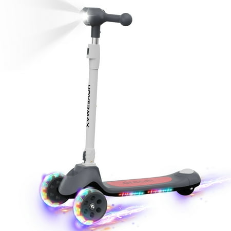 HOVERMAX 3-Wheel Kids Scooter - Lean-to-Steer Technology, Adjustable Height Handlebar, Scooter for Boys & Girls Ages 3+