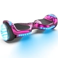 thumbnail image 1 of HOVERSTAR Crystal Light Wheel Hoverboard, 6.5 inch New Version Bluetooth Hover Board, Chrome and Design Color Self-Balance Electric Scooter, 1 of 5