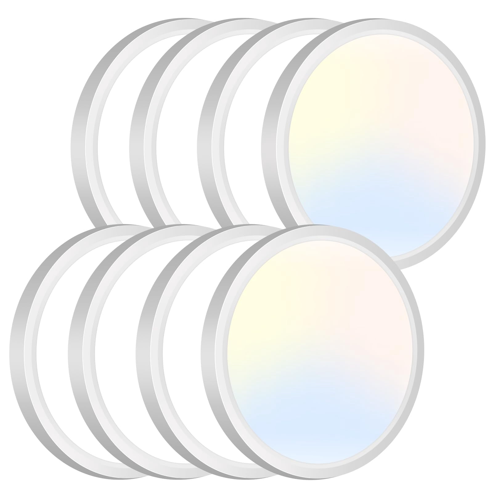 HOVMAP Ceiling Light, 8 PC LED Flush Mount Ceiling Light Fixture, 6 ...