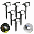 thumbnail image 1 of HOVMAP Solar Spotlights Outdoor, 6 Pack 200LM Cool White Solar Landscape Lights, 3 Brightness Modes, IP67 Waterproof Dual-Purpose Spot Lights for Yard, Garden, Pathway and Driveway, 1 of 8