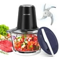 thumbnail image 1 of HOVOBO Electric Food Chopper，8 Cup Food Processor，500W Power Grinder for Vegetable Meat Fruit, 1 of 9