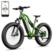 HOVSCO Electric Bike, 750W Motor, 28MPH Pedal Assist, 26 Fat Tire E Mountain Bike, Hydraulic Disc Brakes, 48V 15AH Tested to UL 2849 Standard by SGS