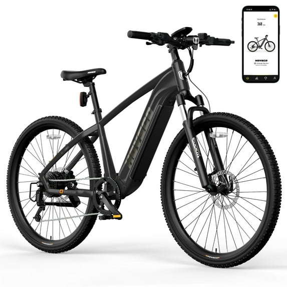 HOVSCO Electric Bike for Adults, 500W Peak Motor 20mph, 48V/15Ah, E-Mountain bicycle, UL2849, APP Control