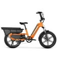 thumbnail image 1 of HOVSCO HovCart Peak 1300W Electric Bicycle, 28mph E Cargo Bike, 20" x 3" E Mountain Bike for Adults, 48V/15AH UL2849, 1 of 13