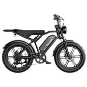HOVSCO HovGtrs Peak 1500W Electric Bike, Moped-style Electric Bicycle for Adults, 20"x4" Fat Tire Motorcycle, E Mountain Bike, 48V/15AH UL2849