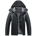 thumbnail image 1 of HOW'ON Men's Winter Coat Snow Jacket Windproof Waterproof Ski Jackets Black M, 1 of 6