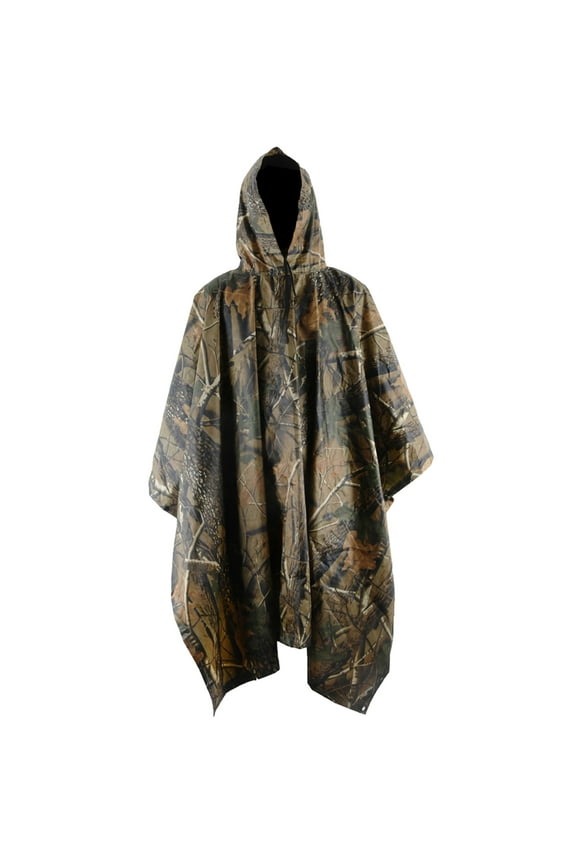 Camouflage Multifunction Waterproof Rain Poncho (Unisex)