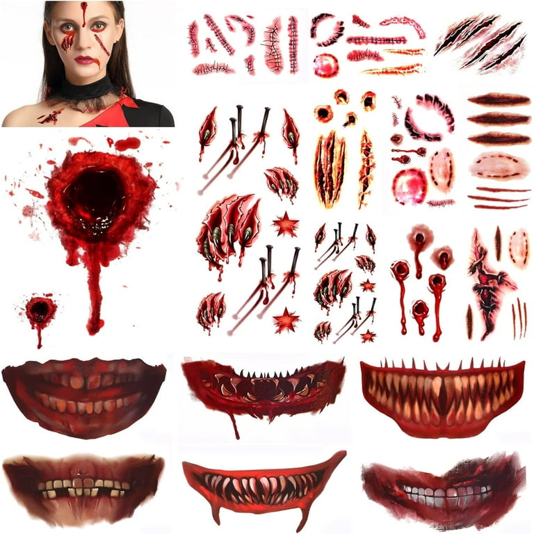 Zombie 2 Wound Scars Make Up Unisex Pack Zombie 2 Wound Scars Make Up Unisex Pack
