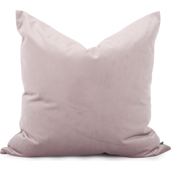 HOWARD ELLIOTT BELLA Throw Pillow 24x24 Pastel Rose Pink Down Insert Polyester
