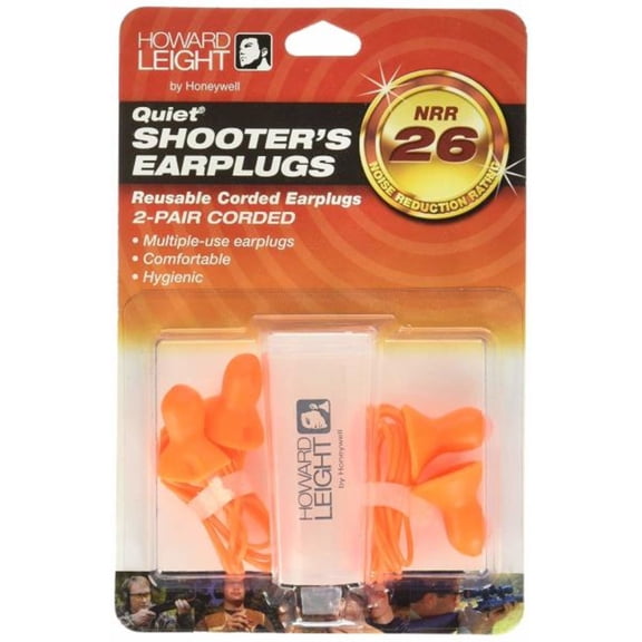 HOWARD LEIGHT MULTIPLE USE QUIET EARPLUGS 26 DB ORANGE