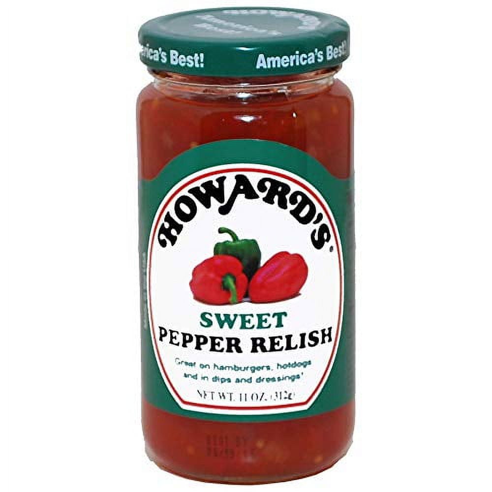 HOWARD'S Premium Sweet Pepper Relish Gluten Free, All Natural