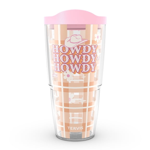 Tervis Classic Tritan Howdy Gingham 24oz Classic Tumbler with Travel Lid
