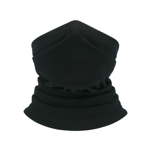 HOWEN Neck Gaiter Bandana Face Mask Sun UV Cooling Gator Mask Face Cover for Men Woman,Polyester.Black