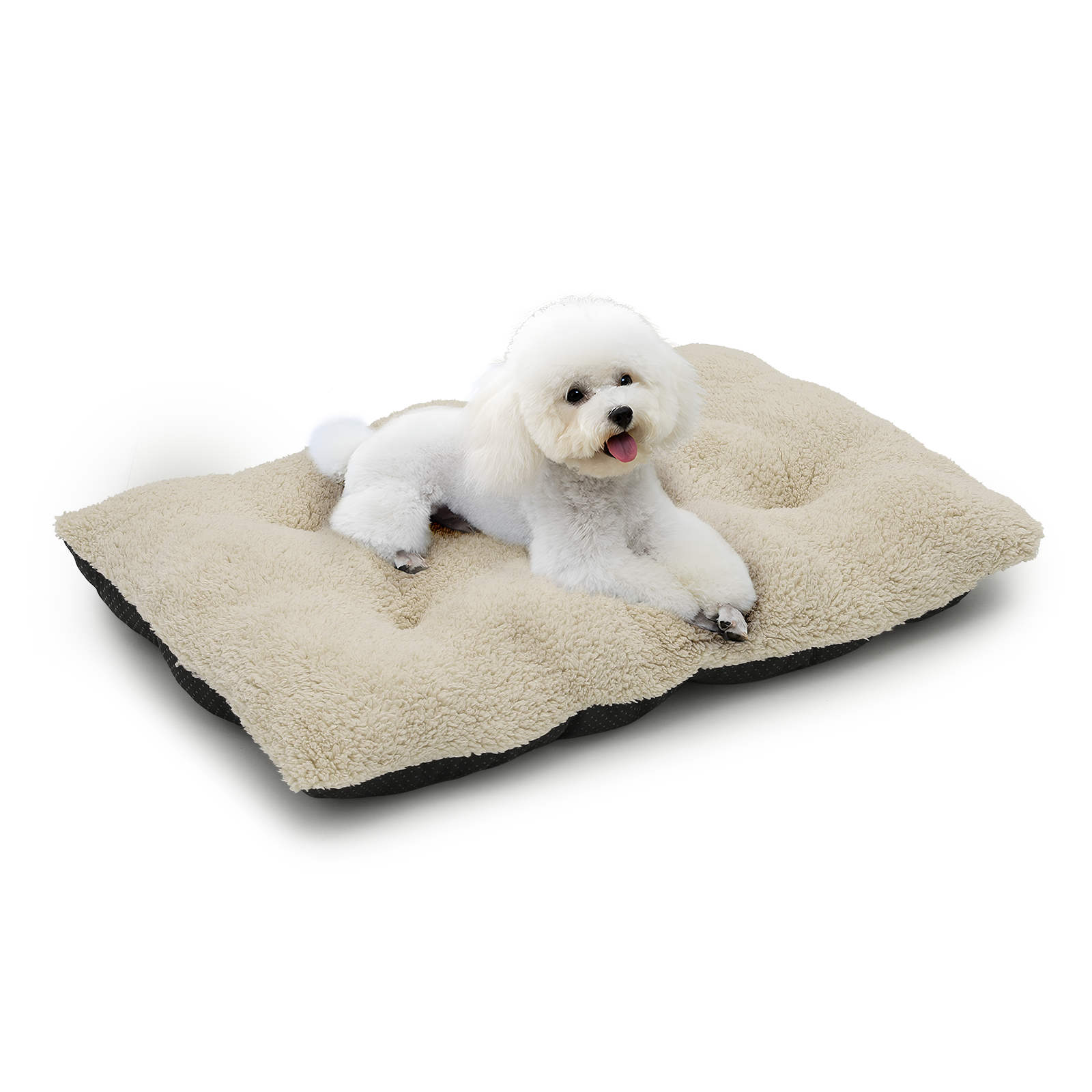 HOWEN Rectangle Pet Cat Bed Self Warming Winter Plush Cushion Sleeping ...