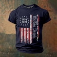 thumbnail image 1 of HOWPAY 250 Anniversary USA Shirt for Men Independence Day Pullover Short Sleeve Crew Neck 1776-2026 Commemorative Patriotic Casual T-Shirt Navy XXXXXL, 1 of 3