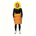 thumbnail image 1 of HOWPAY Adult Halloween Costumes Funny Sunflower Potted Plant Cosplay Outfit Role Play Stage Performance Suit For Masquerade Carnival Party Event Halloween Costume L, 1 of 4