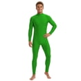 thumbnail image 1 of HOWPAY Adult Halloween Costumes Mens Solid Color Full Body Tight Bodysuit One Piece Cosplay Outfit Stretchy Jumpsuit For Men Masquerade Party Stage Halloween Costumes XL, 1 of 3