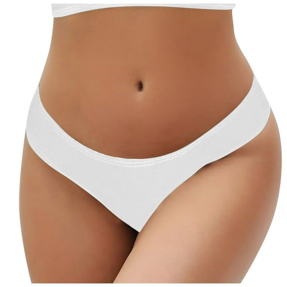 HOWPAY Bikini Bottoms Women Tummy Control Basic Swim Shorts Moderate Coverage High Cut Mid Waisted Solid Color Beach Pool Bathing Suit Bottoms White S