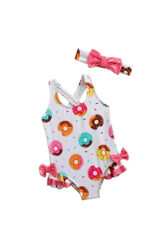 Girls Swimsuit One Piece Sleeveless Tankini Bathing Suit Sun Beach Sport Bikini Set for Swimming Pools Comfortable Summer Swimwear Pink