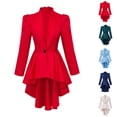 thumbnail image 1 of HOWPAY Halloween Costumes For Women Steampunk Victorian Jacket Medieval Gothic Tail Coat Long Sleeve Vintage Fancy Outfit For Masquerade Party Halloween Costume L, 1 of 7