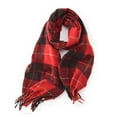 thumbnail image 1 of HOWPAY Lightweight Scarf for Women Plaid Long Soft Scarves Warm Oversized Causal Shawl Wraps with Fringe Cold Weather Cozy Fall Winter Blanket, 1 of 2