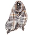 thumbnail image 1 of HOWPAY Lightweight Scarf for Women Tassel Plaid Long Soft Scarves Warm Oversized Shawl Wraps Cold Weather Causal Cozy Fall Winter Blanket, 1 of 4