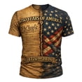 thumbnail image 1 of HOWPAY Mens 250th Anniversary USA Shirt Independence Day Freedom Tops 1776-2026 Commemorative Short Sleeve Crew Neck Casual Tees OTHER S, 1 of 3