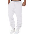 thumbnail image 1 of HOWPAY Mens Sweatpants Relaxed Fit Solid Color Lounge Pants with Pocket Elastic Waisted Drawstring Athletic Joggers Workout Sweat Pants White XL, 1 of 5