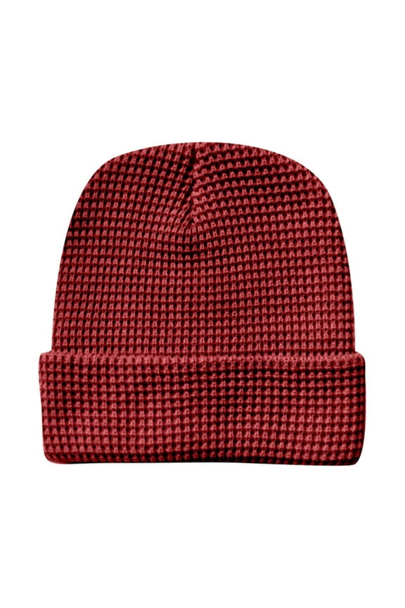 Slouchy Beanie for Men Women Windproof Stretchy Solid Color Knitted Thick Winter Hats for Cold Weather Cozy Warm Ski Stocking Unisex Cap