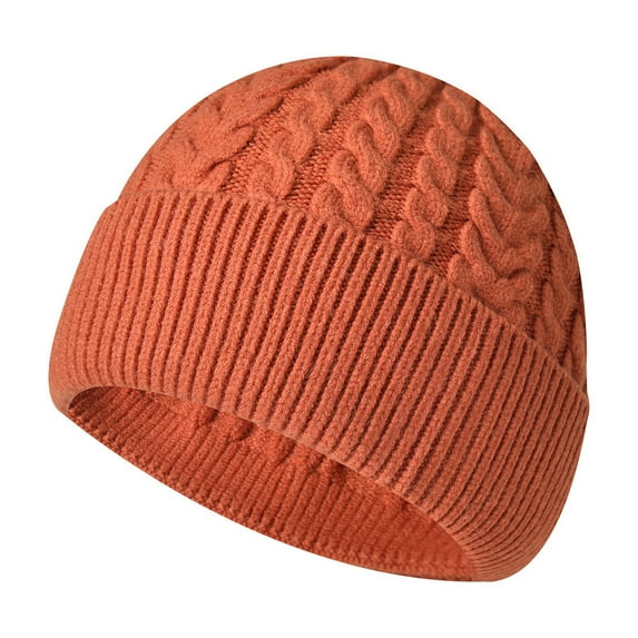 HOWPAY Slouchy Beanie for Women Stretchy Baggy Windproof Solid Color Winter Knitted Thick Pullover Hats for Cold Weather Soft Warm Skull Caps