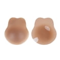 thumbnail image 1 of HOWPAY Sticky Bra for Women Push up Full Support Reusable Adhesive Bralettes Nipple Covers Invisible Silicone Strapless Bra for Backless Dress Coffee M, 1 of 2