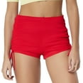 thumbnail image 1 of HOWPAY Swim Shorts Women High Waisted Basic Swim Boyshort Full Coverage Tummy Control Stretchy Solid Color Beach Pool Swimsuit Bottoms Red XL, 1 of 4